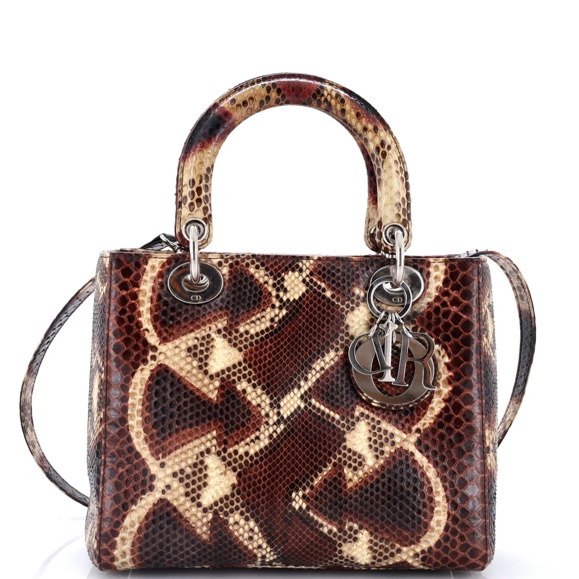 Exotic leathers handbag