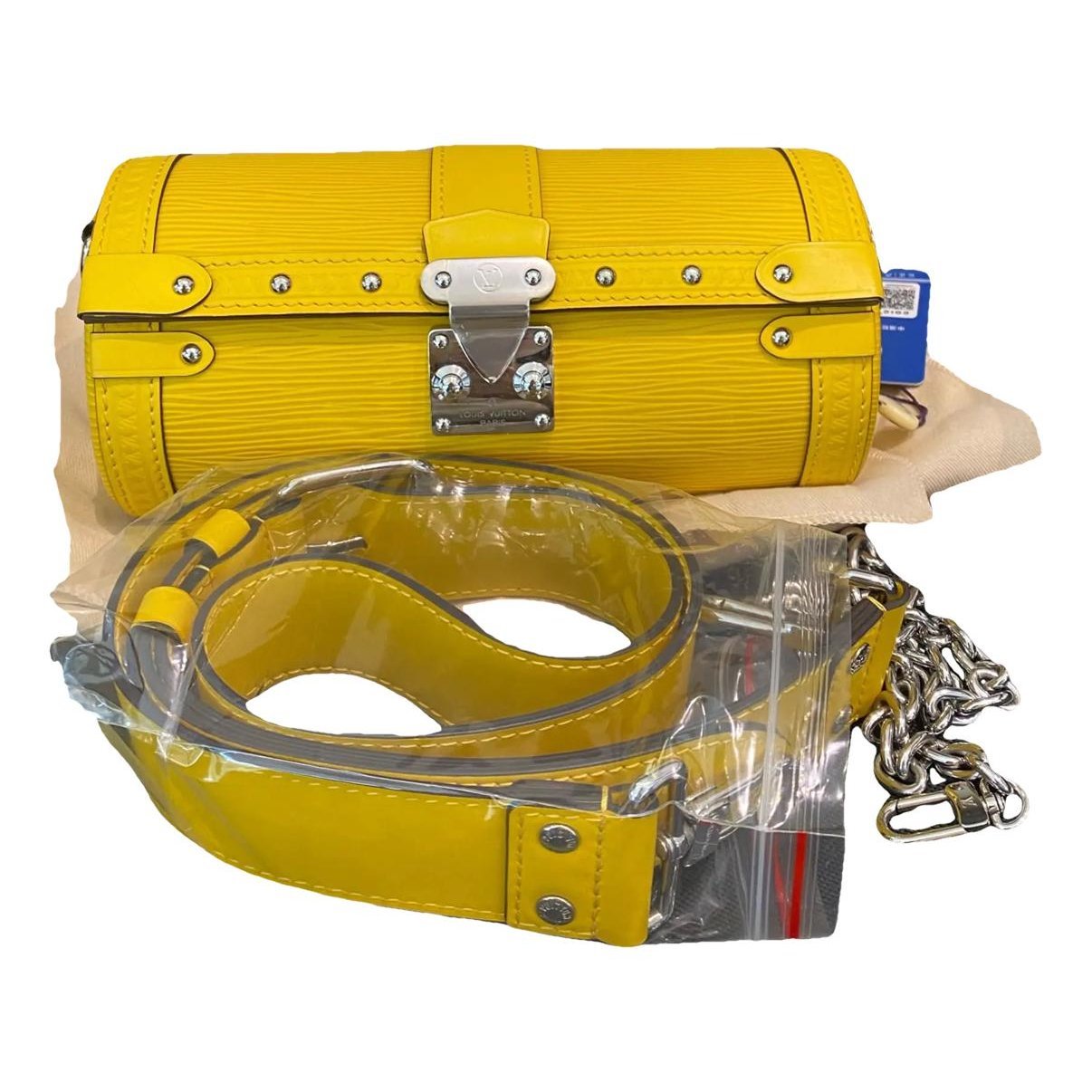 Papillon Trunk leather handbag