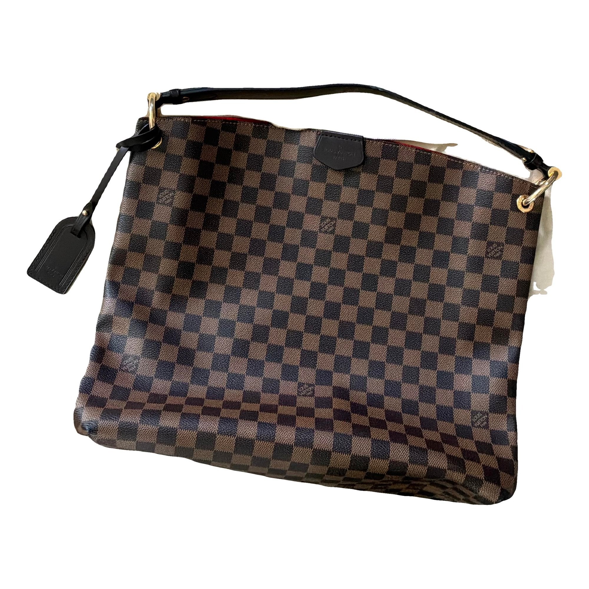 Graceful leather handbag