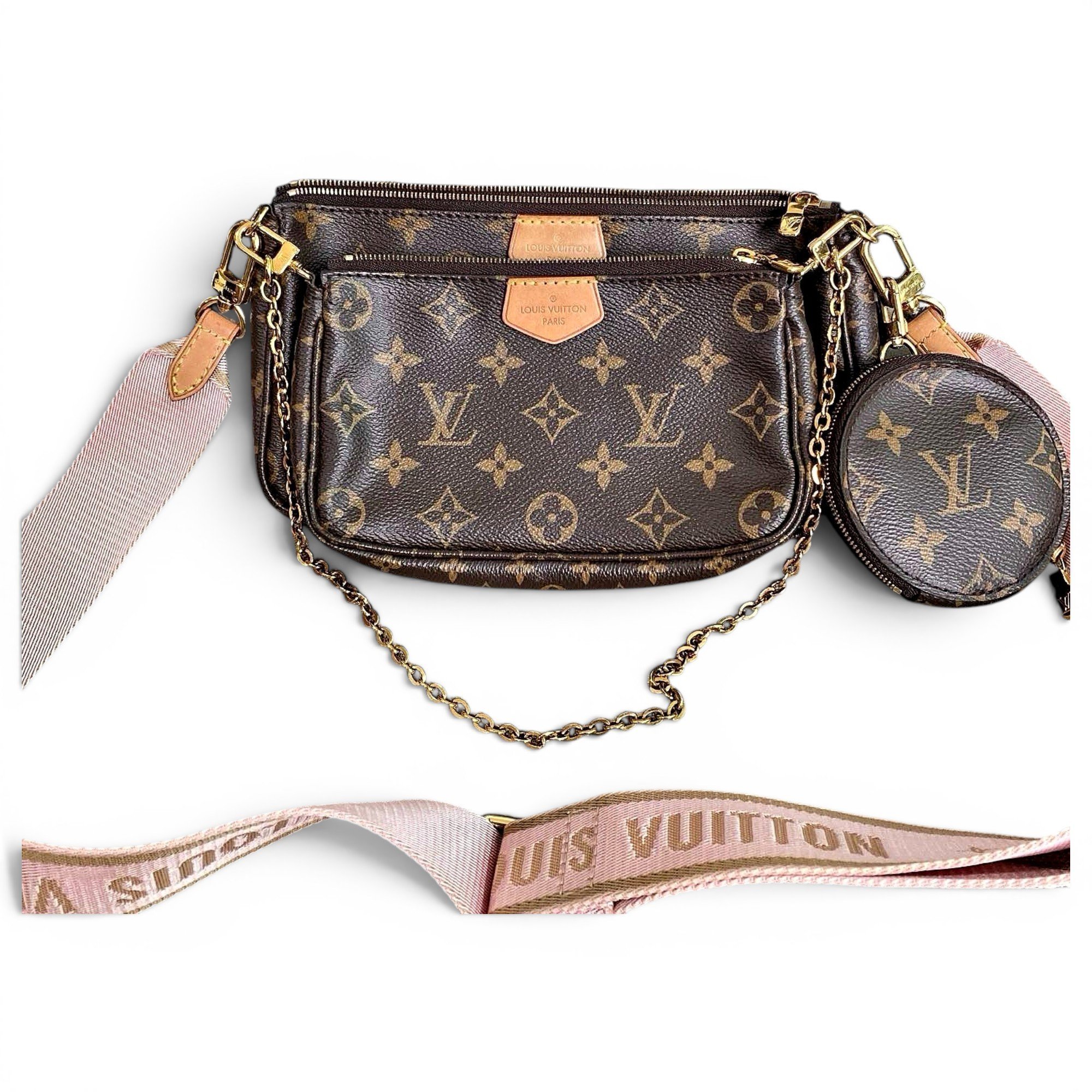 Multi Pochette Accessoires leather crossbody bag