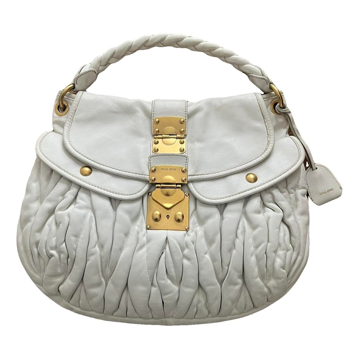 Miu Miu Coffer leather handbag