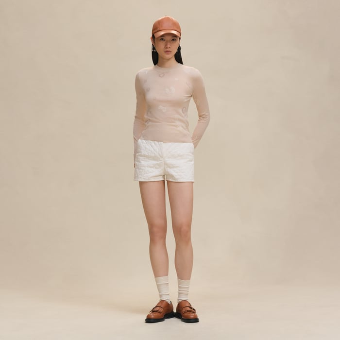 Blanc Cygne "Candy Libris" Light Long-sleeve Sweater
