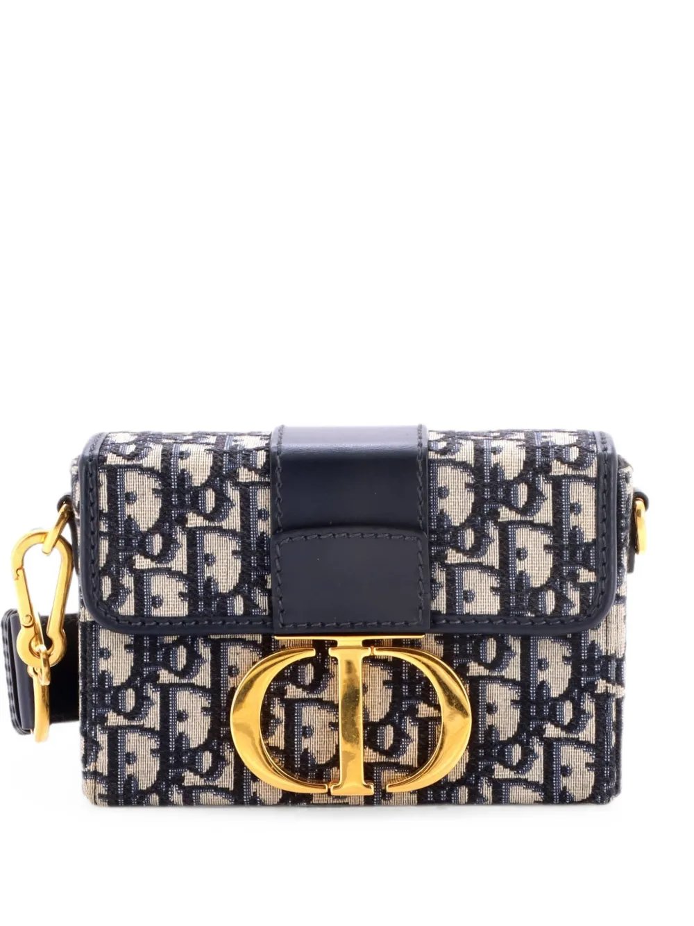 30 Montaigne Box Bag Oblique Canvas crossbody bag