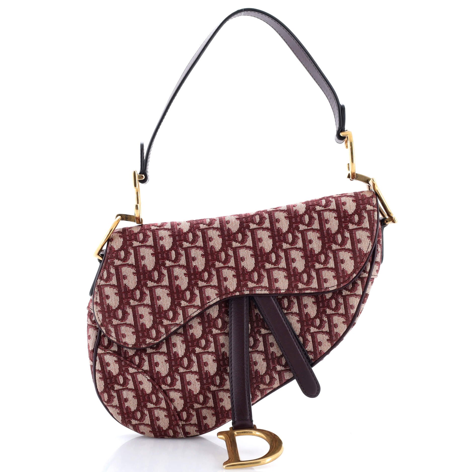 Dior Saddle Handbag Oblique Canvas Medium