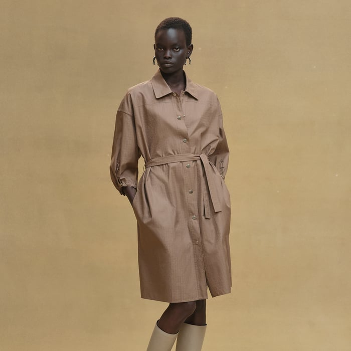 "Mosaique" Shirt Dress