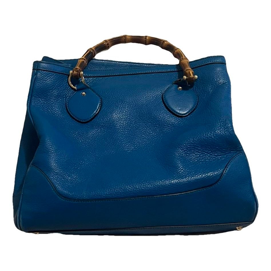 Bamboo leather handbag