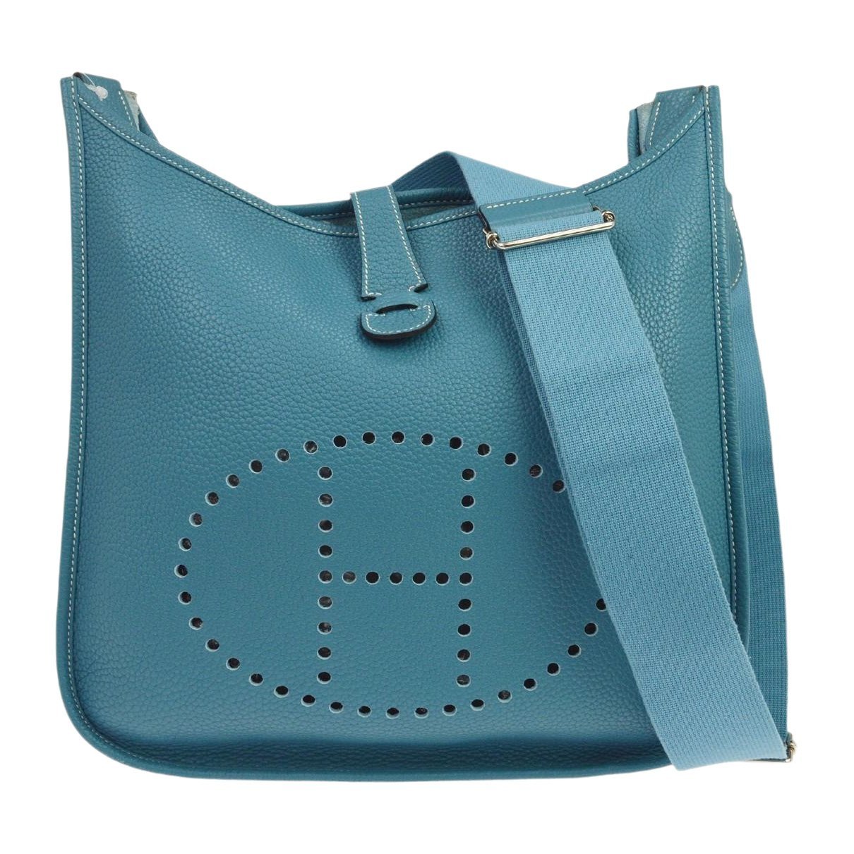 Hermes Evelyne Handbag Clemence Leather