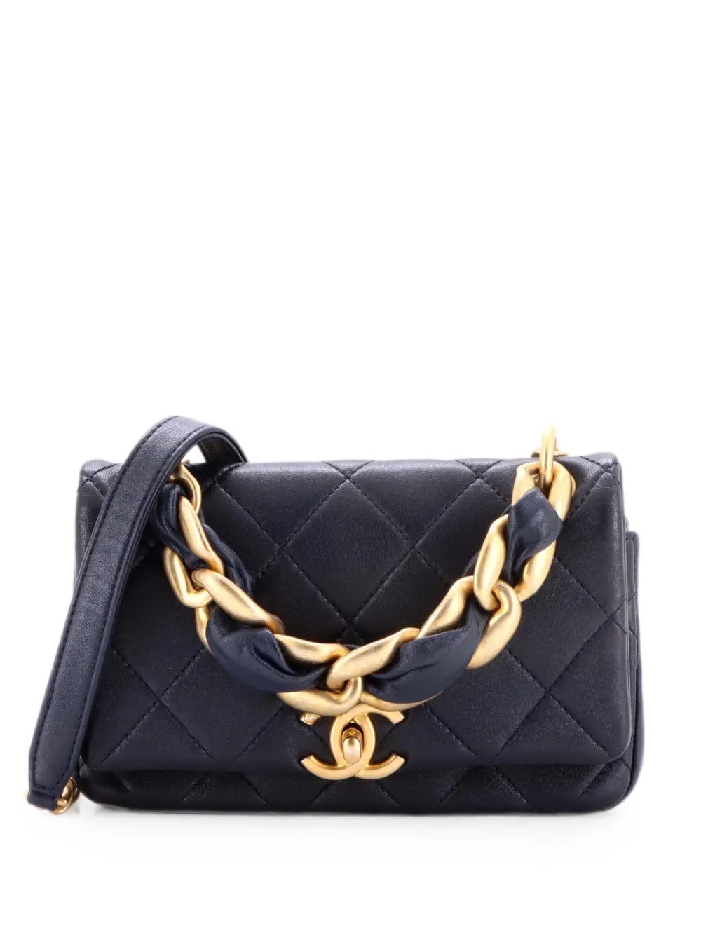 Chain Is More Flap Bag Quilted Lambskin Small shoulder bag