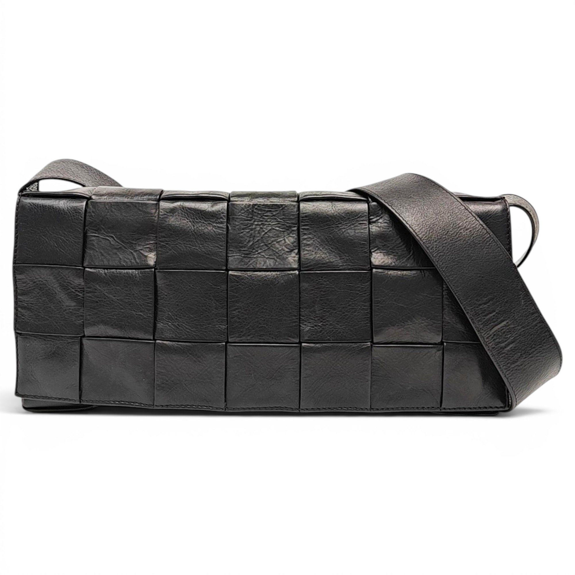 Brick Cassette leather handbag