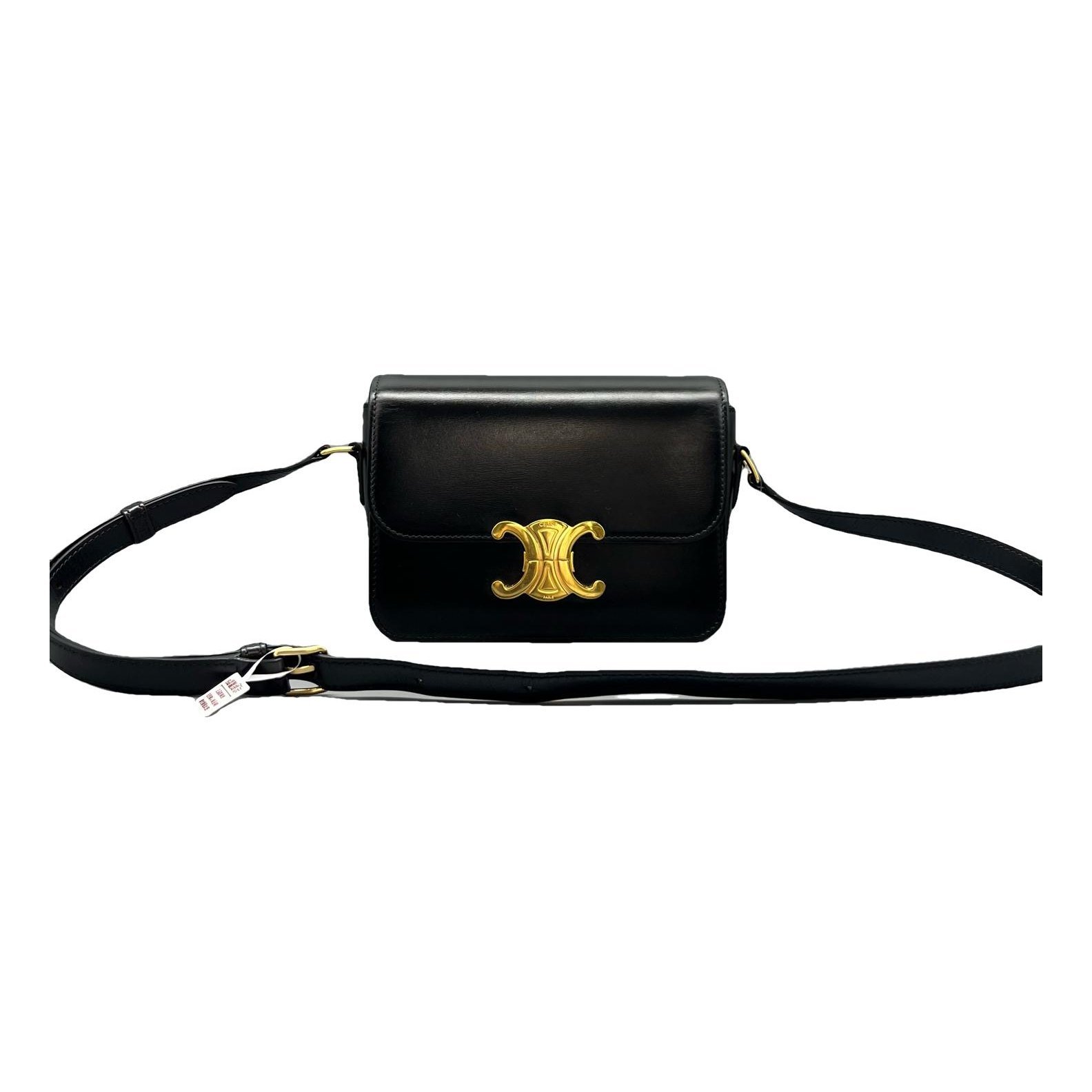 Triomphe leather handbag