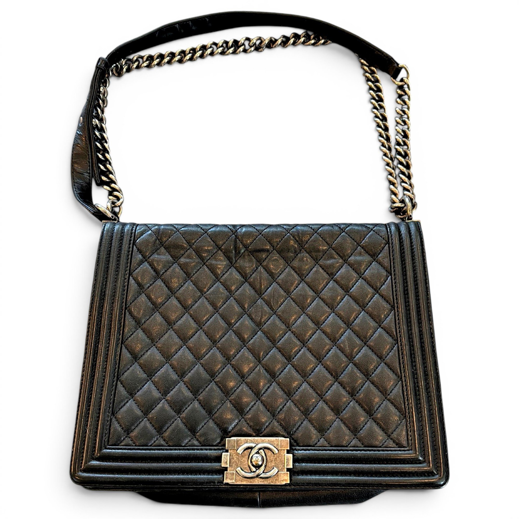 Chanel Boy leather handbag