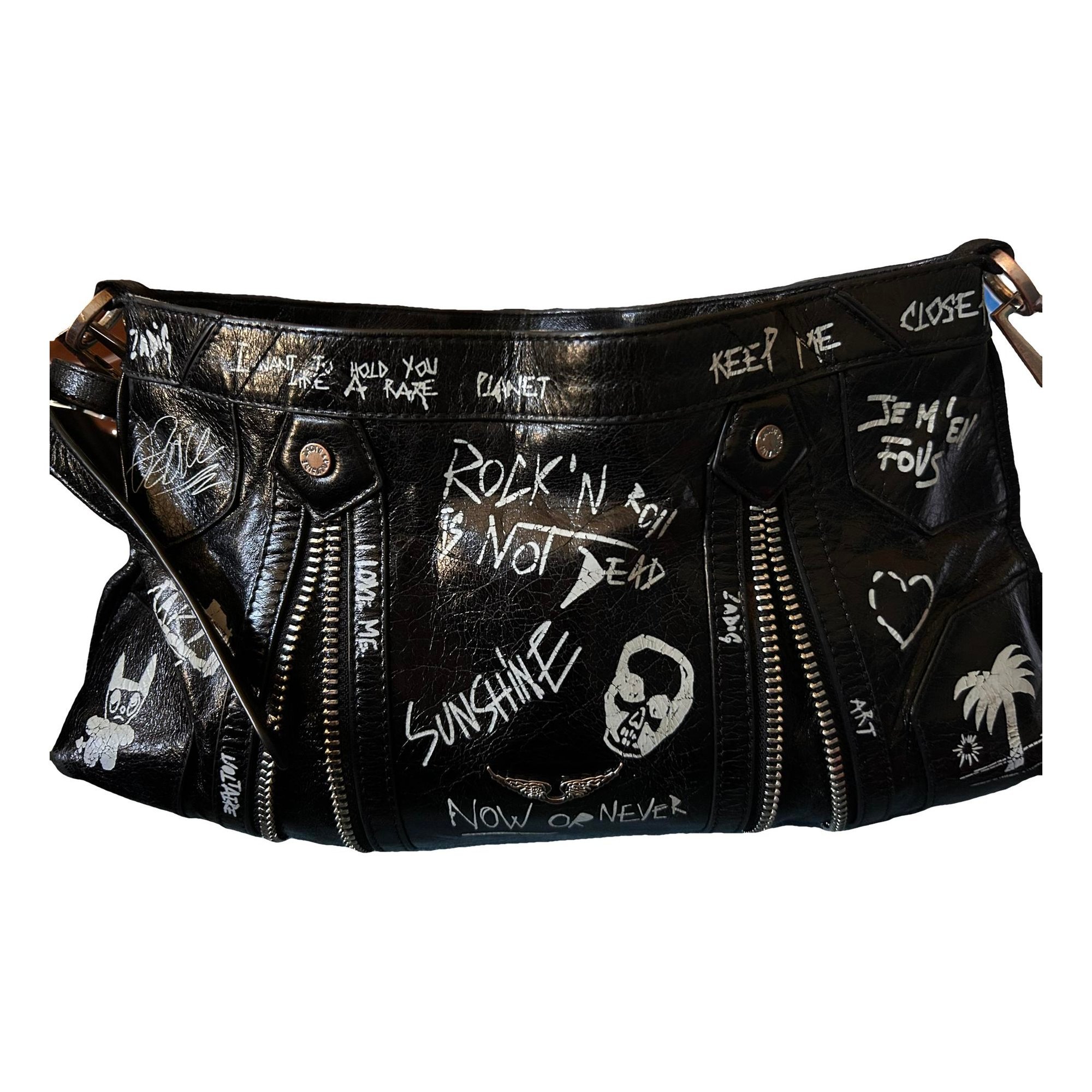 Rock leather handbag