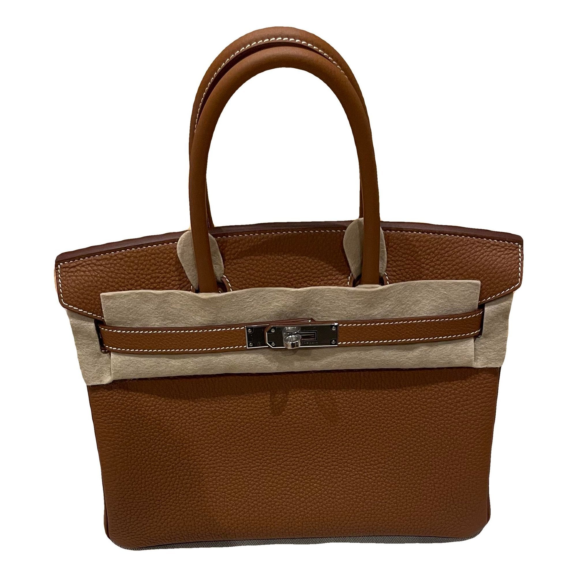 Birkin 30 leather handbag