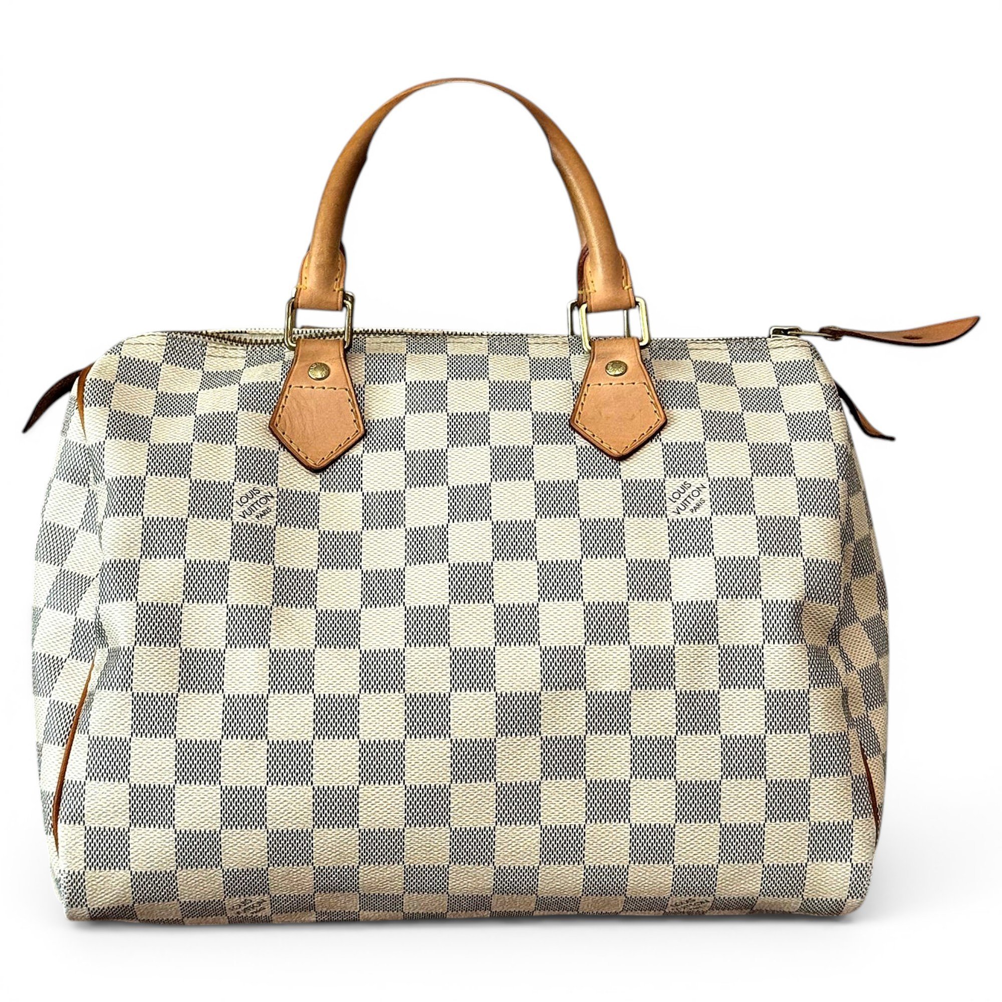 Speedy leather handbag