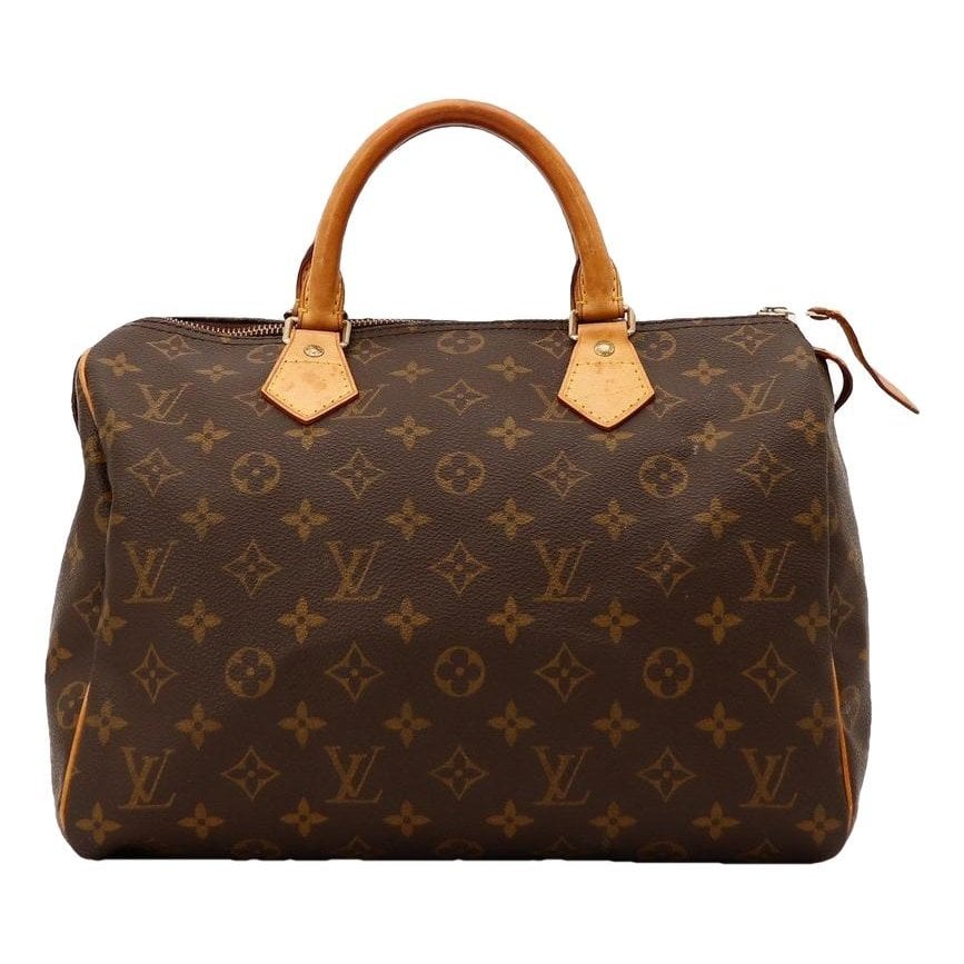 Speedy leather handbag