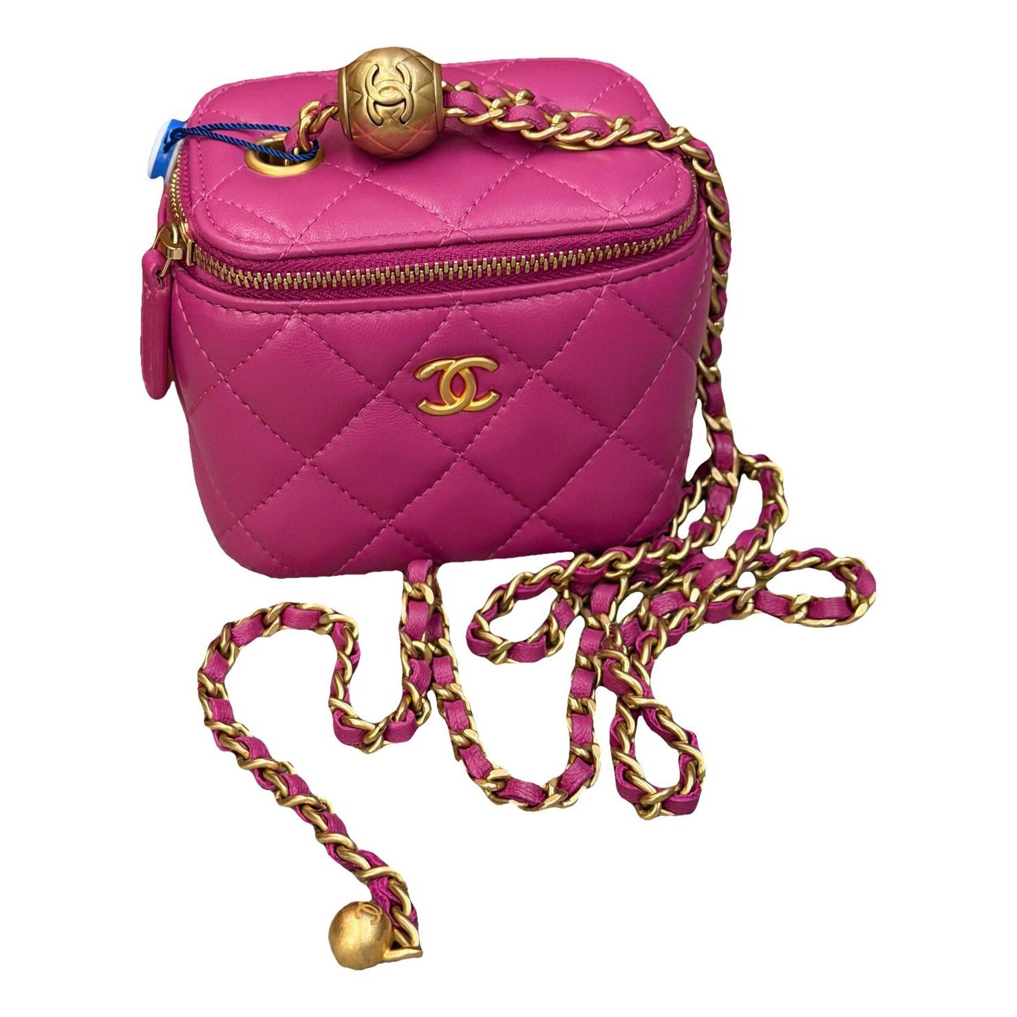 Trendy CC Vanity leather handbag