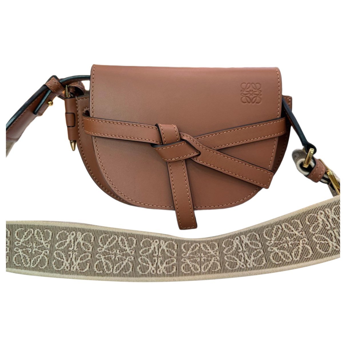 Gate leather handbag