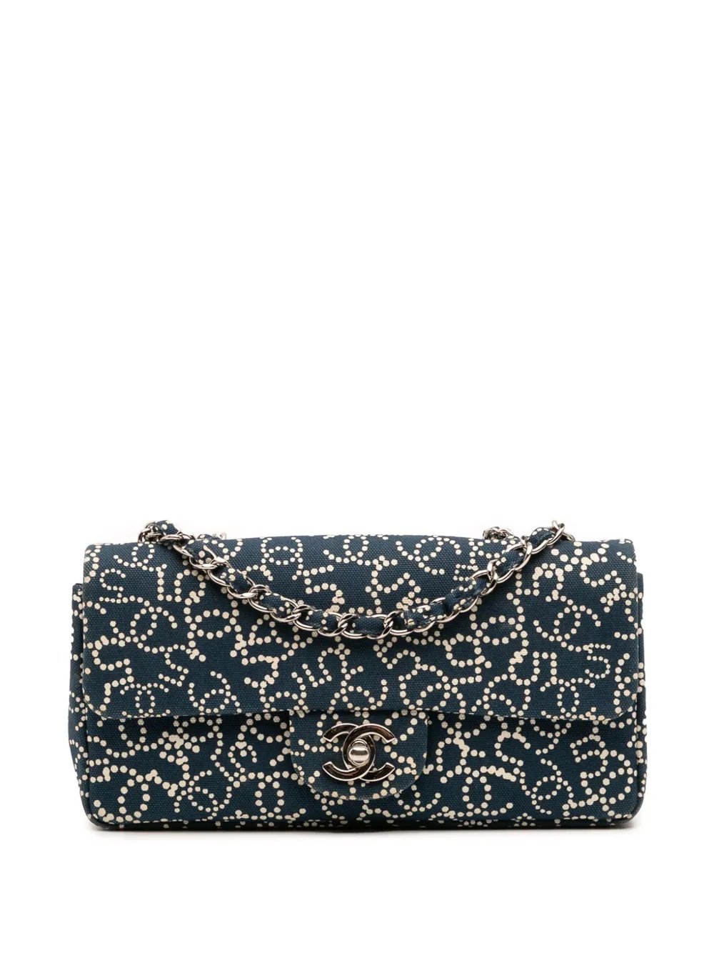 2005-2006 Small Printed Canvas CC No. 5 Flap shoulder bag