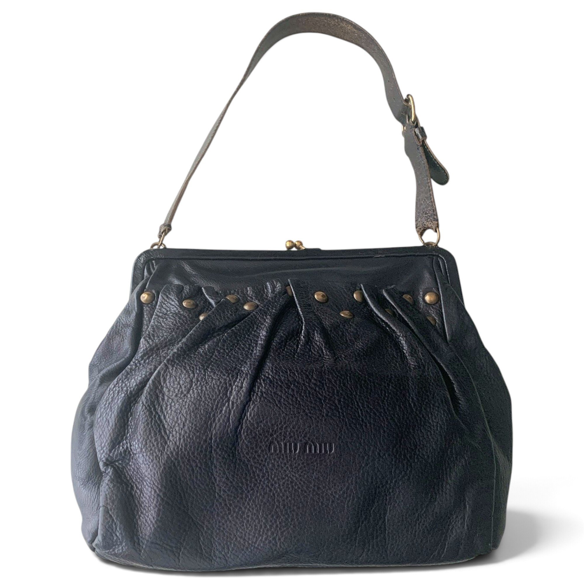 Leather handbag
