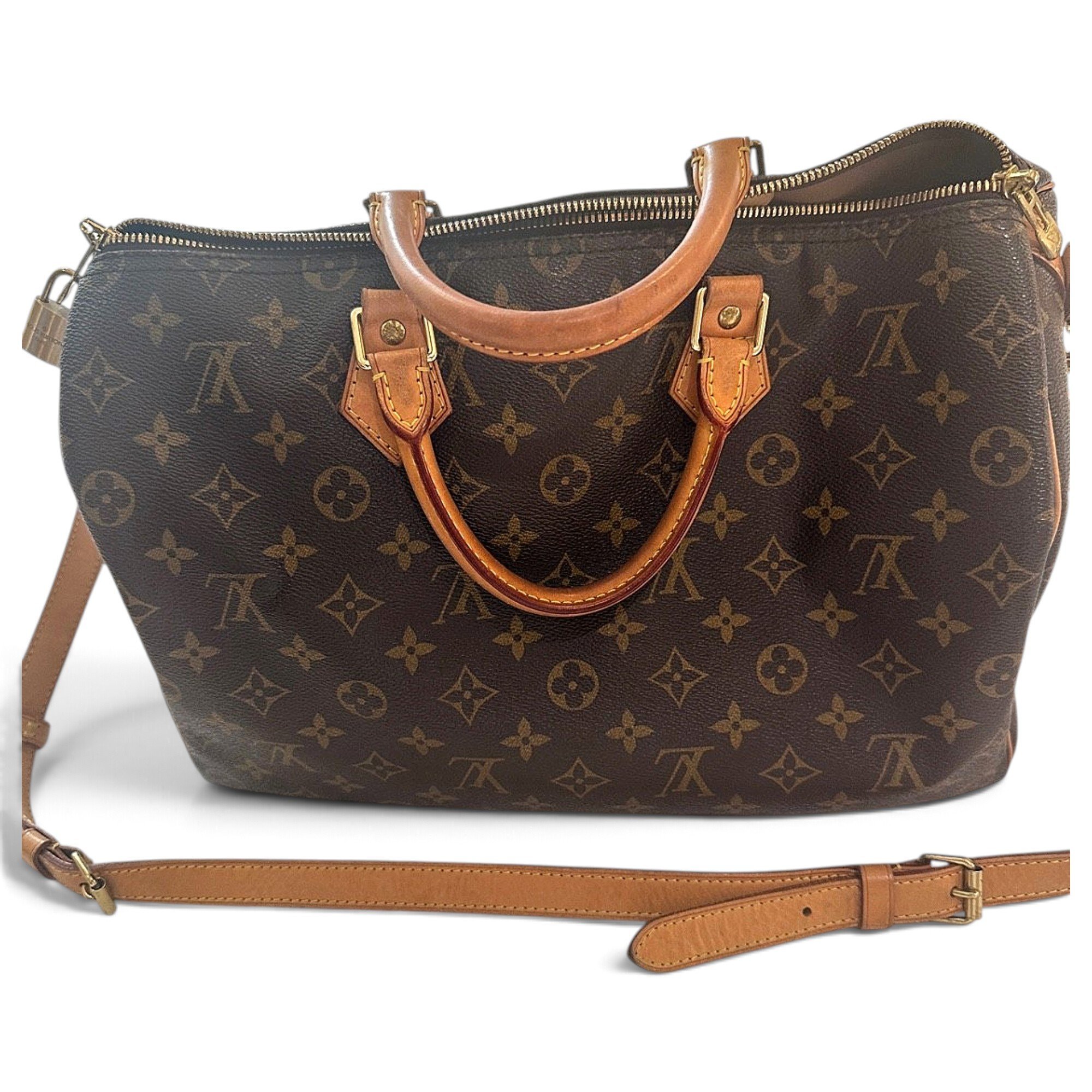 Speedy Bandoulière leather bag