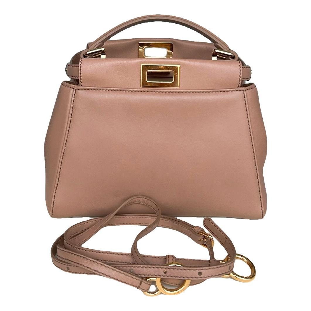Peekaboo leather handbag