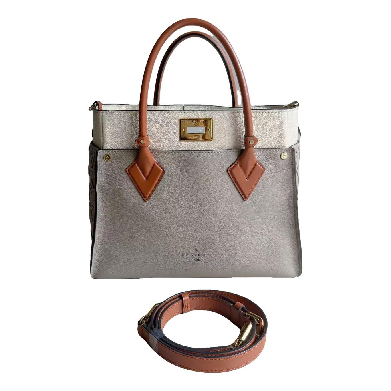 On My Side leather handbag