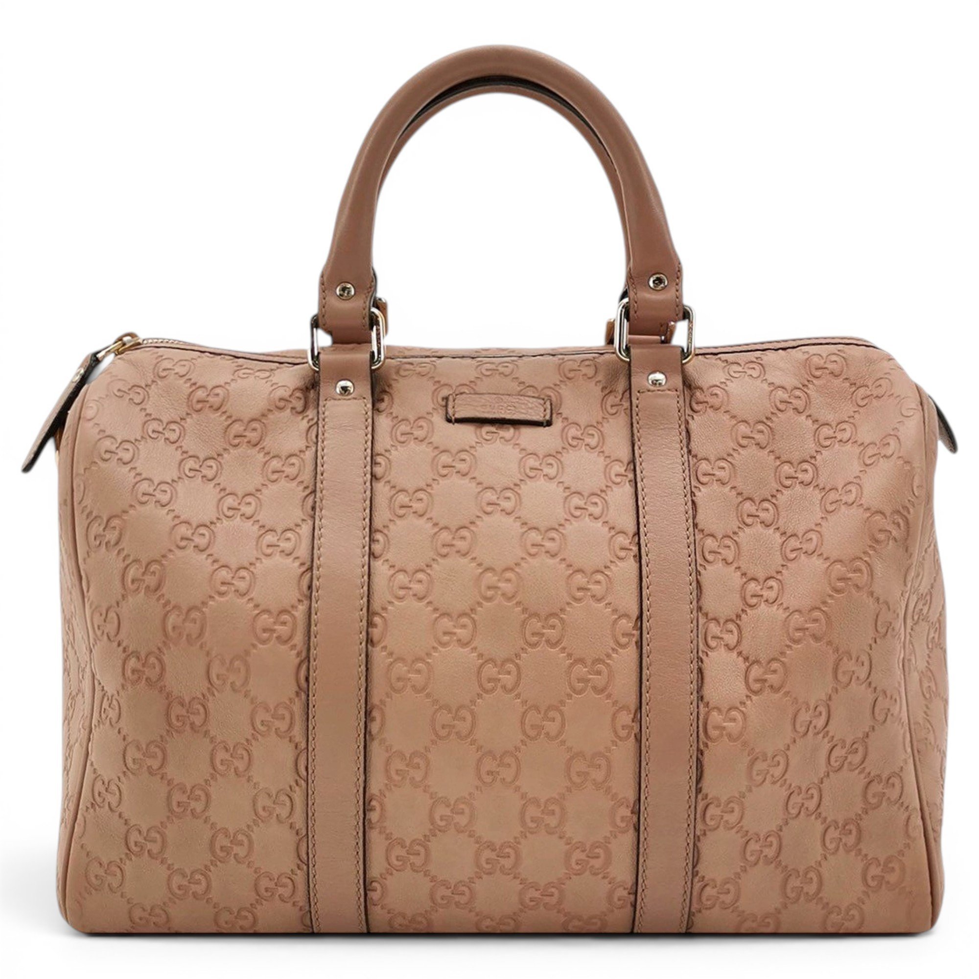 Boston leather handbag