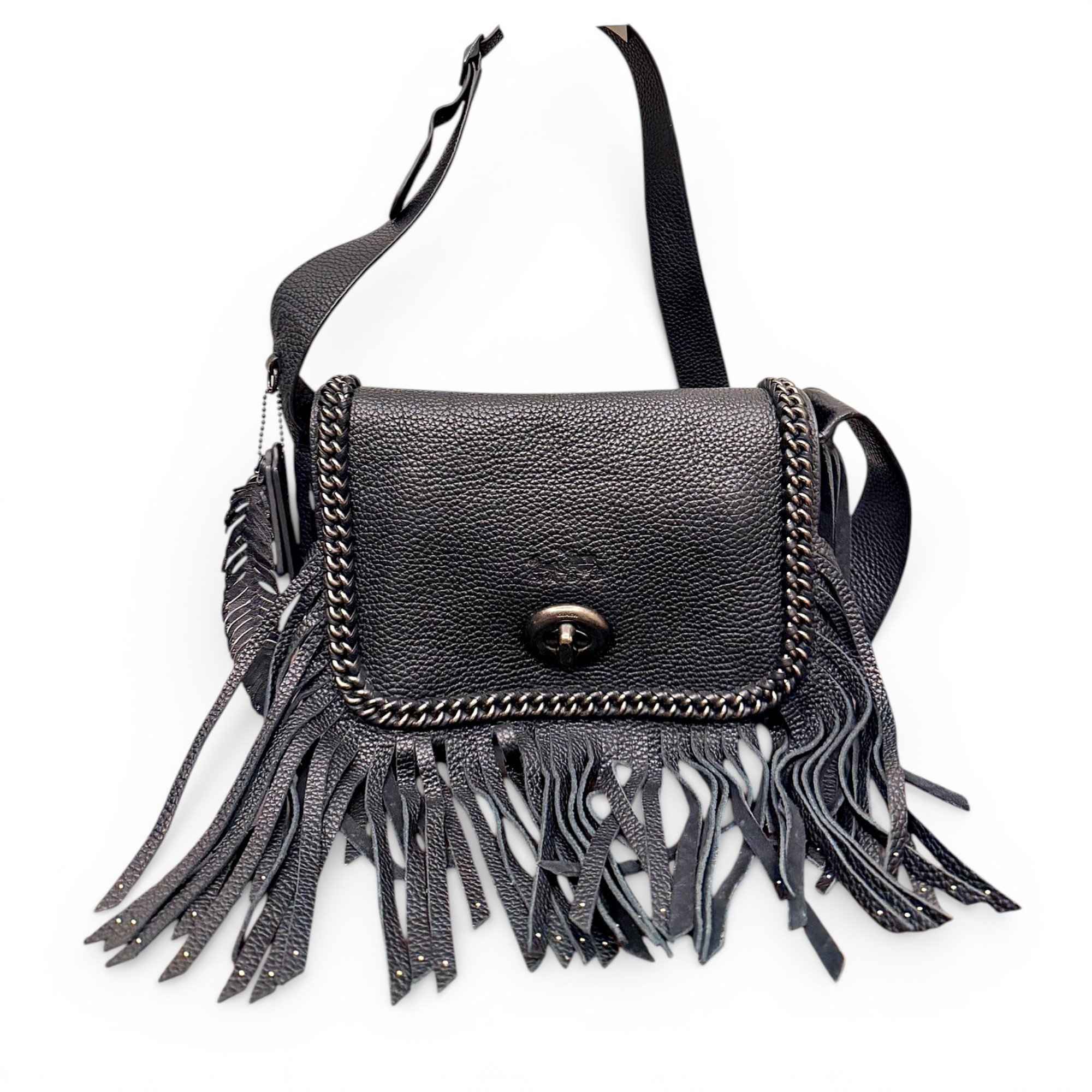 Leather crossbody bag