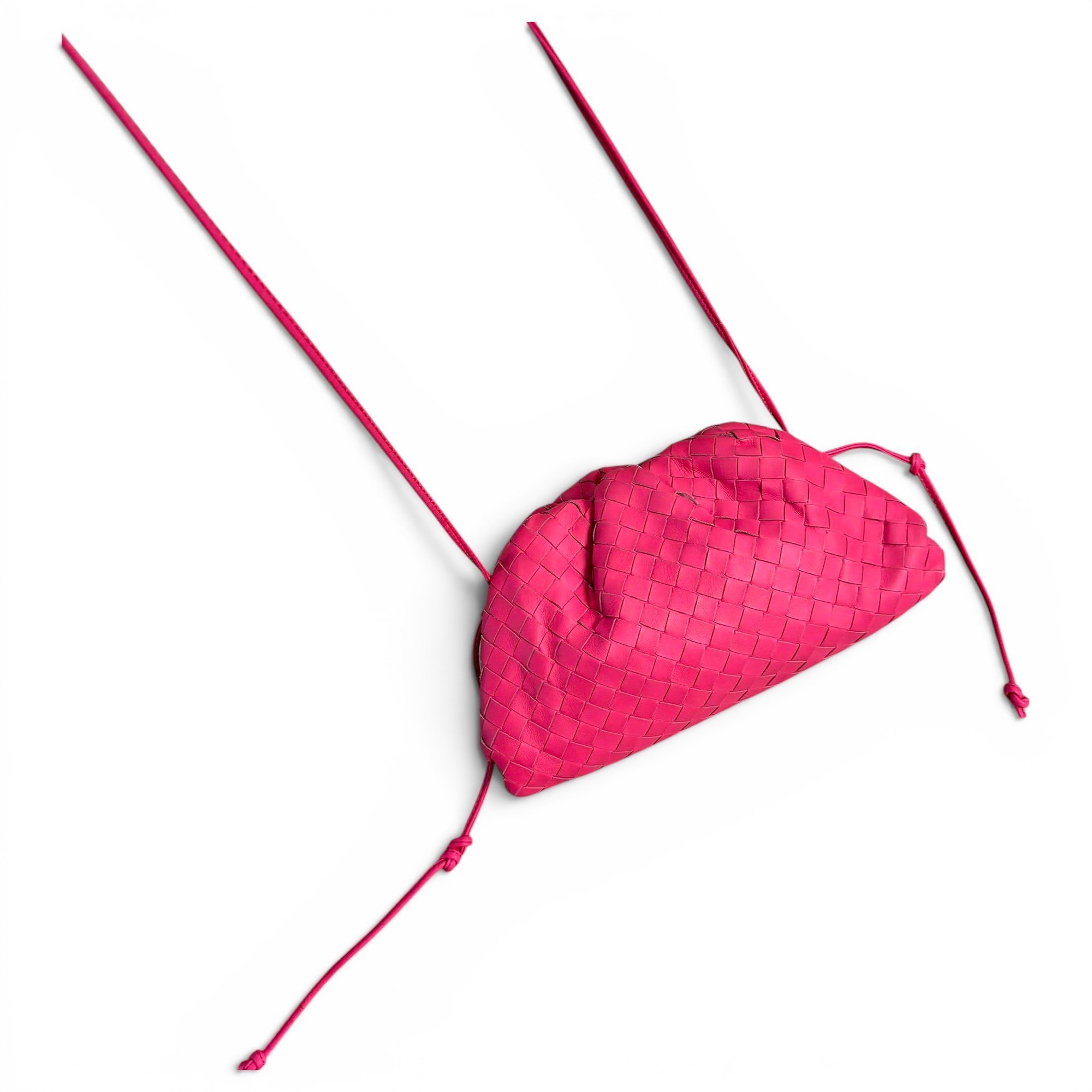 Pouch leather crossbody bag