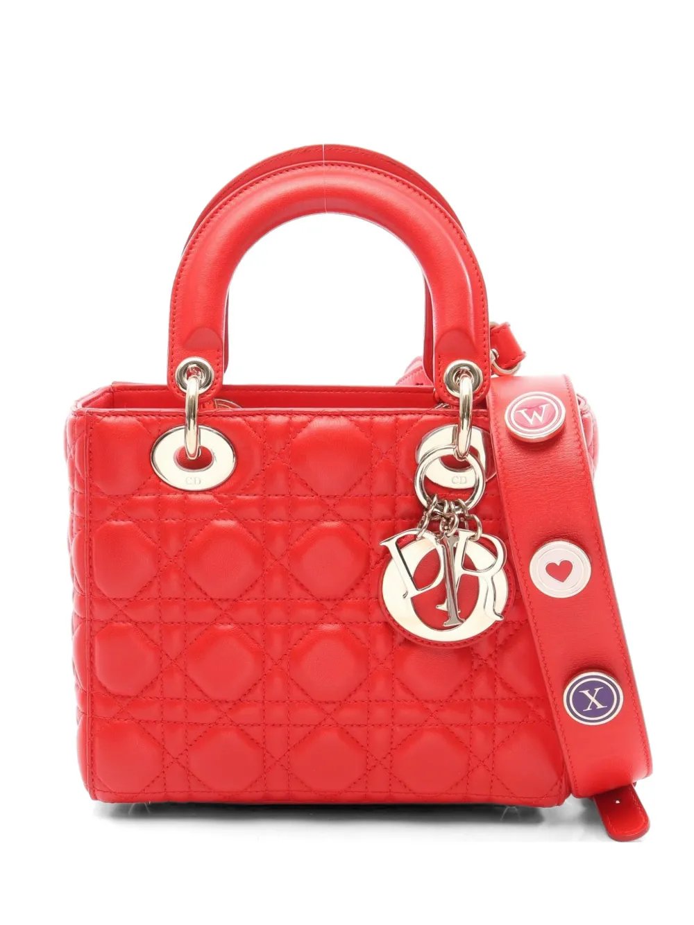 2000s Lady Dior Cannage shoulder bag