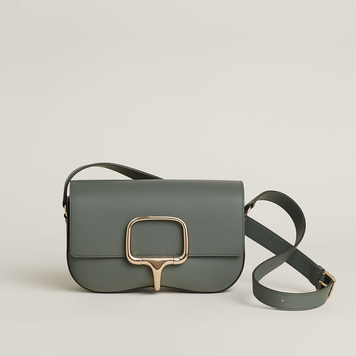 Vert Amande Hermès Della Cavalleria Elan Bag