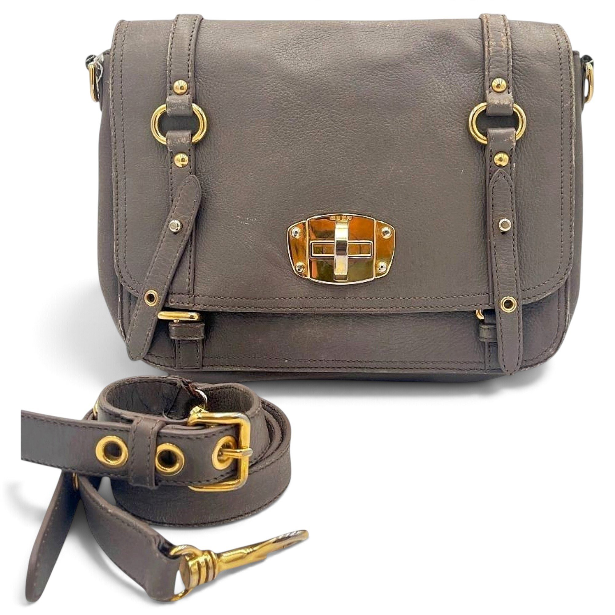 Leather handbag