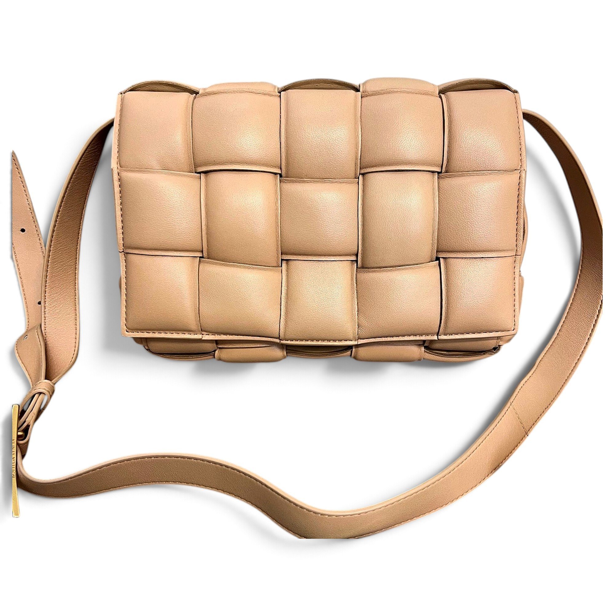 Cassette Padded leather crossbody bag