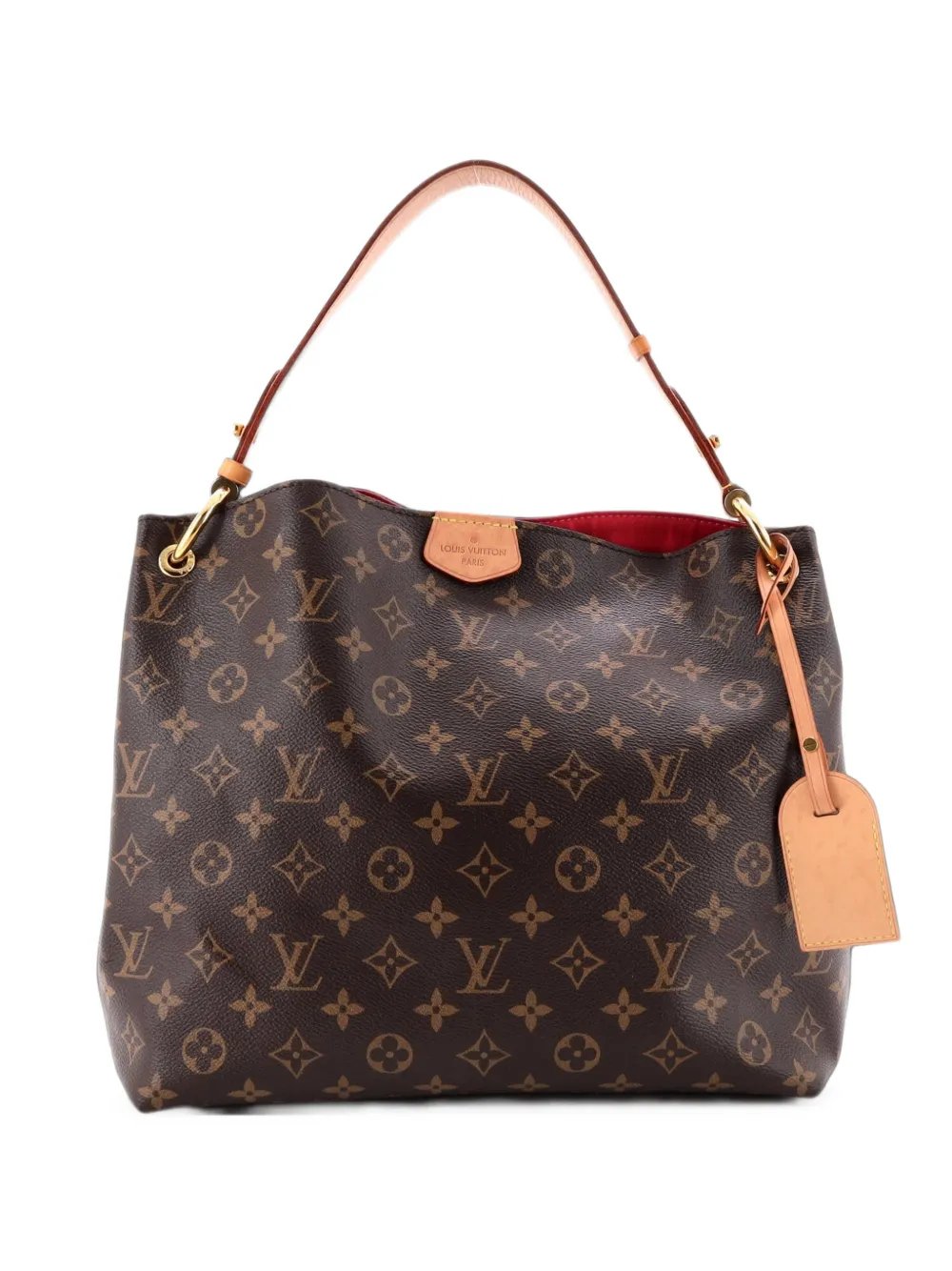 Graceful Handbag Monogram Canvas PM hobo bag