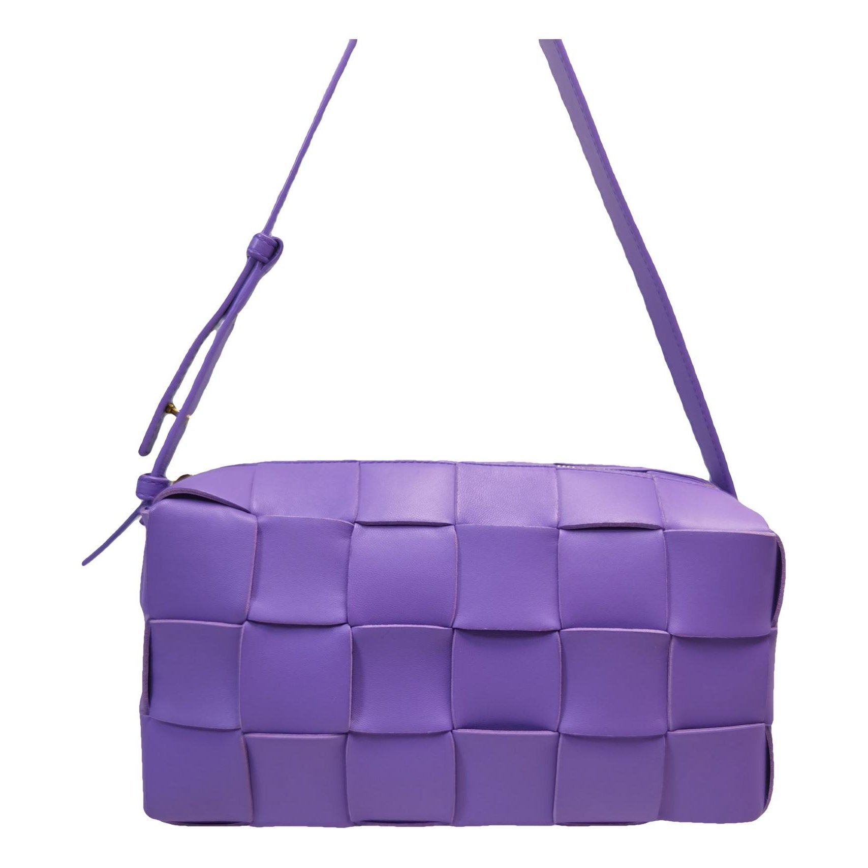 Cassette leather handbag