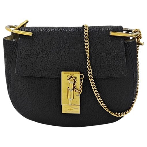 Drew leather handbag