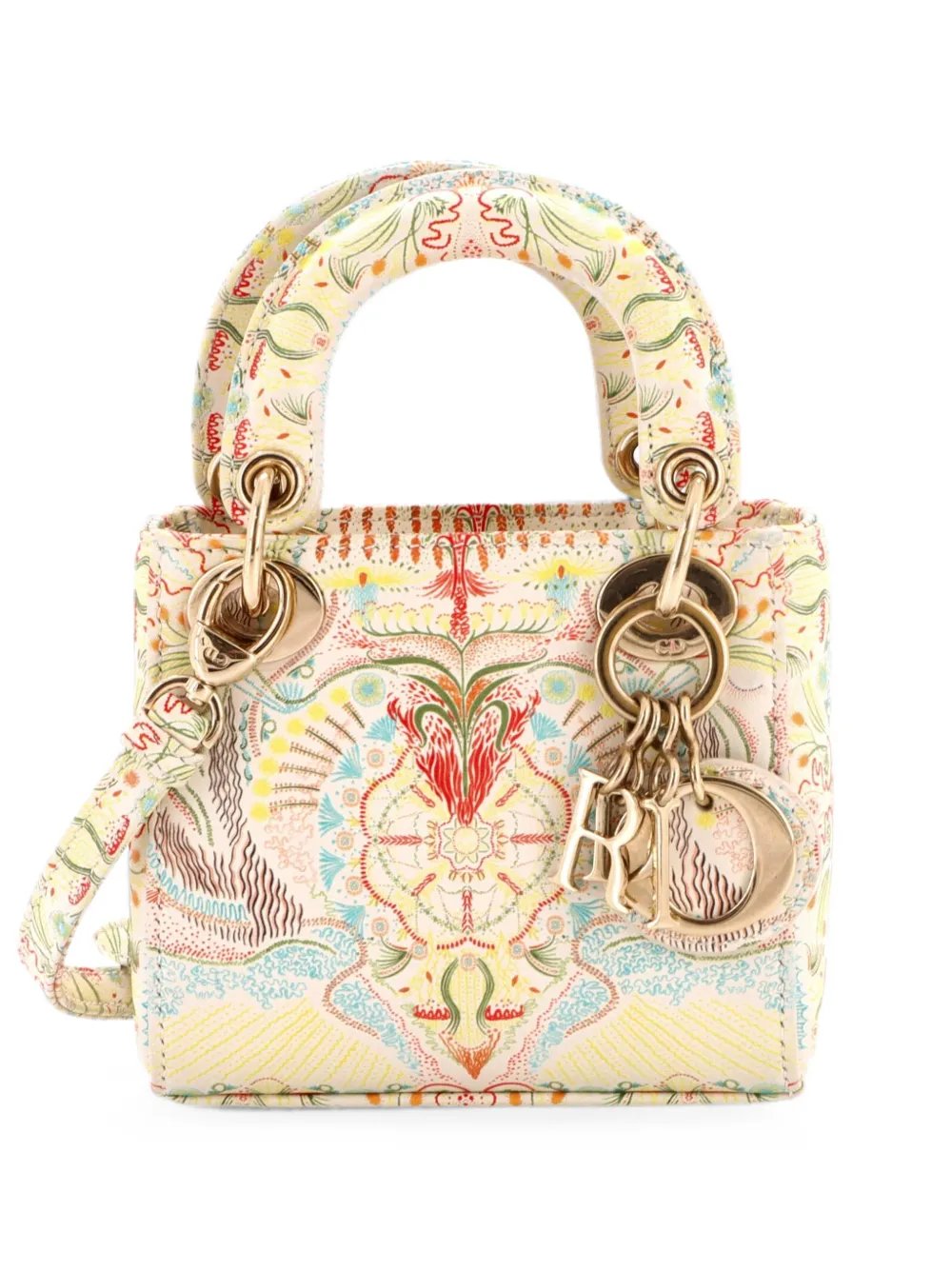 Lady Dior Bag Embroidered Calfskin Mini satchel