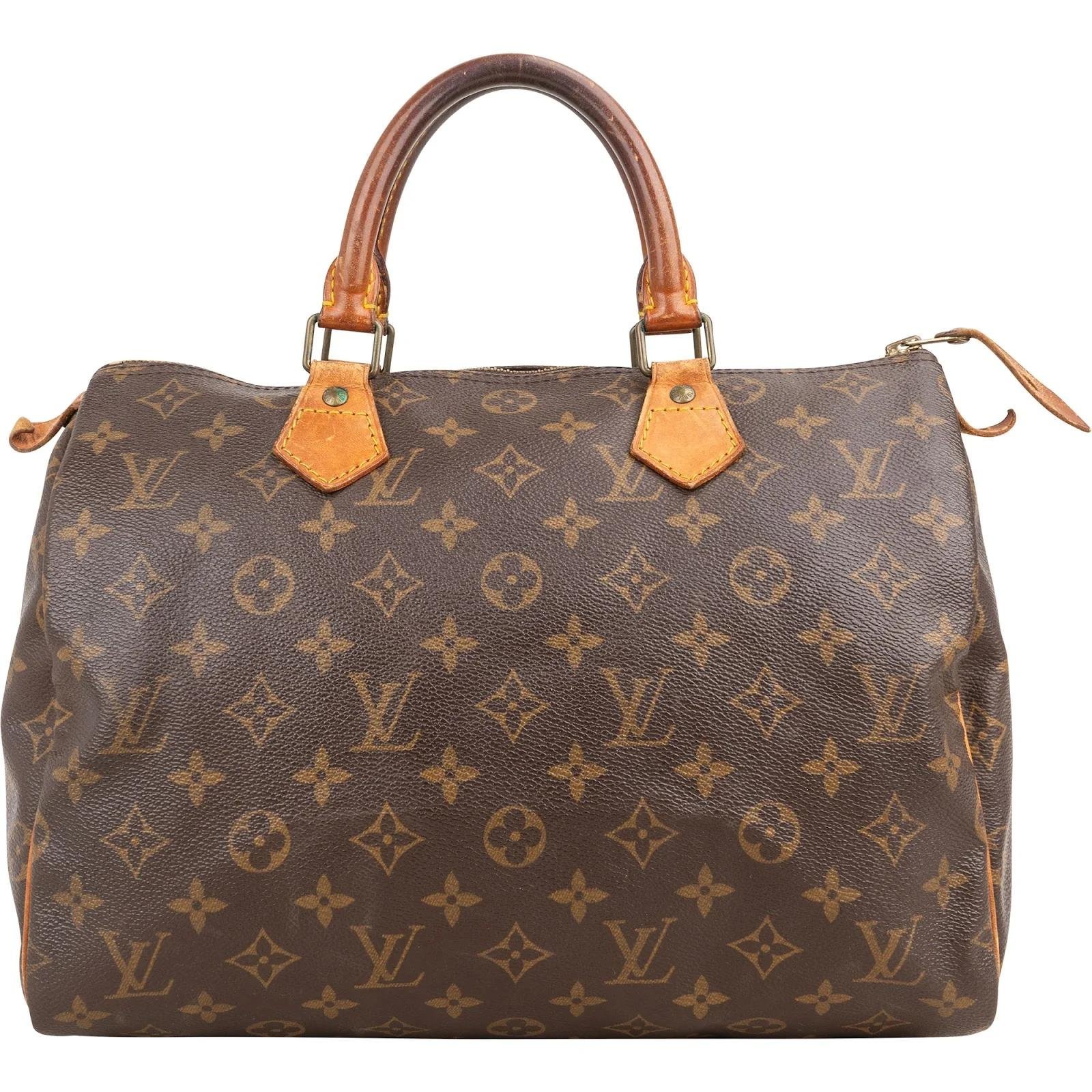 Speedy leather handbag