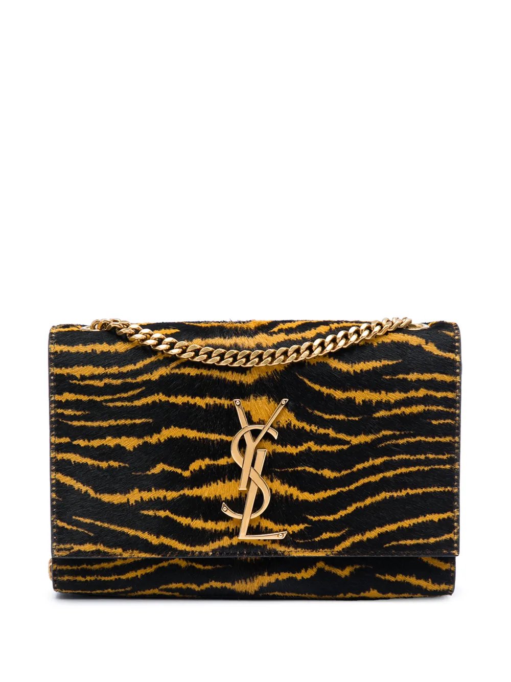 2021 Small Pony Hair Tiger Print Monogram Kate crossbody bag