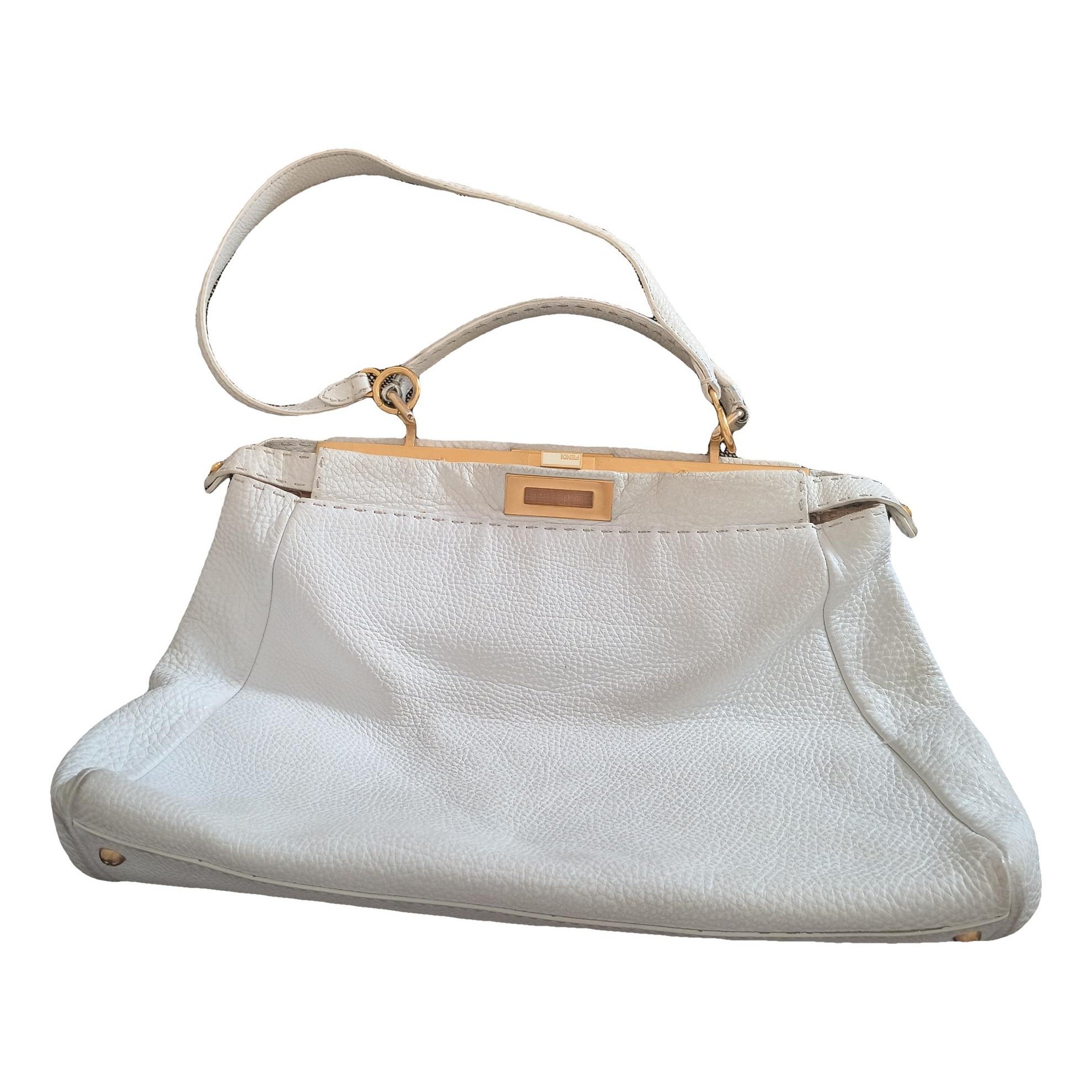 Peekaboo leather handbag