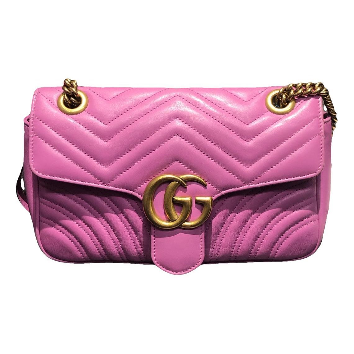 GG Marmont Flap leather handbag