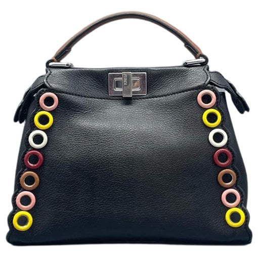 Fendi Peekaboo leather satchel