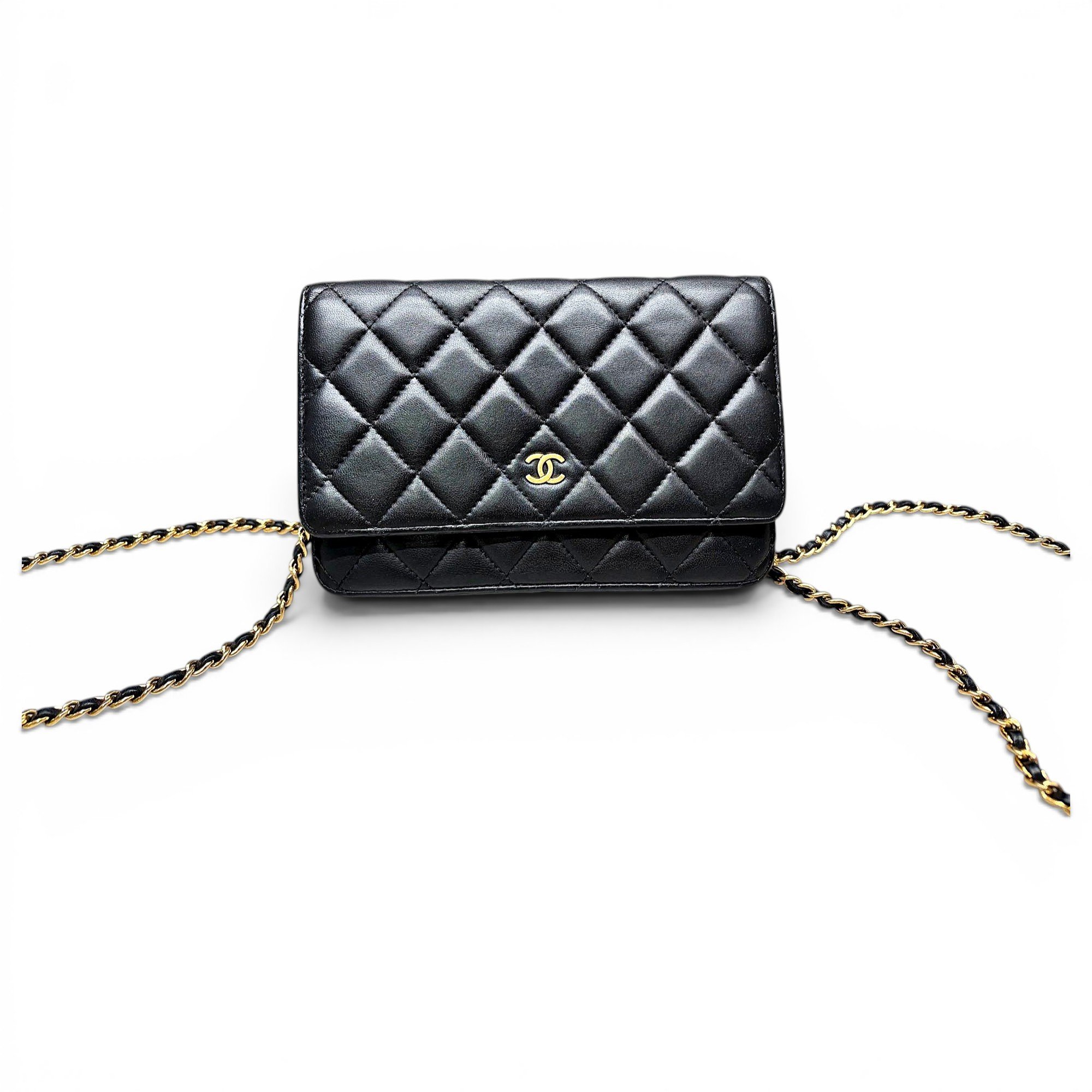 Wallet On Chain Timeless/Classique leather crossbody bag