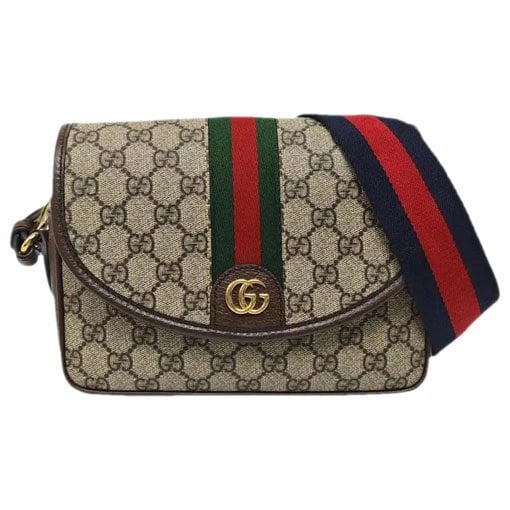 Ophidia leather crossbody bag