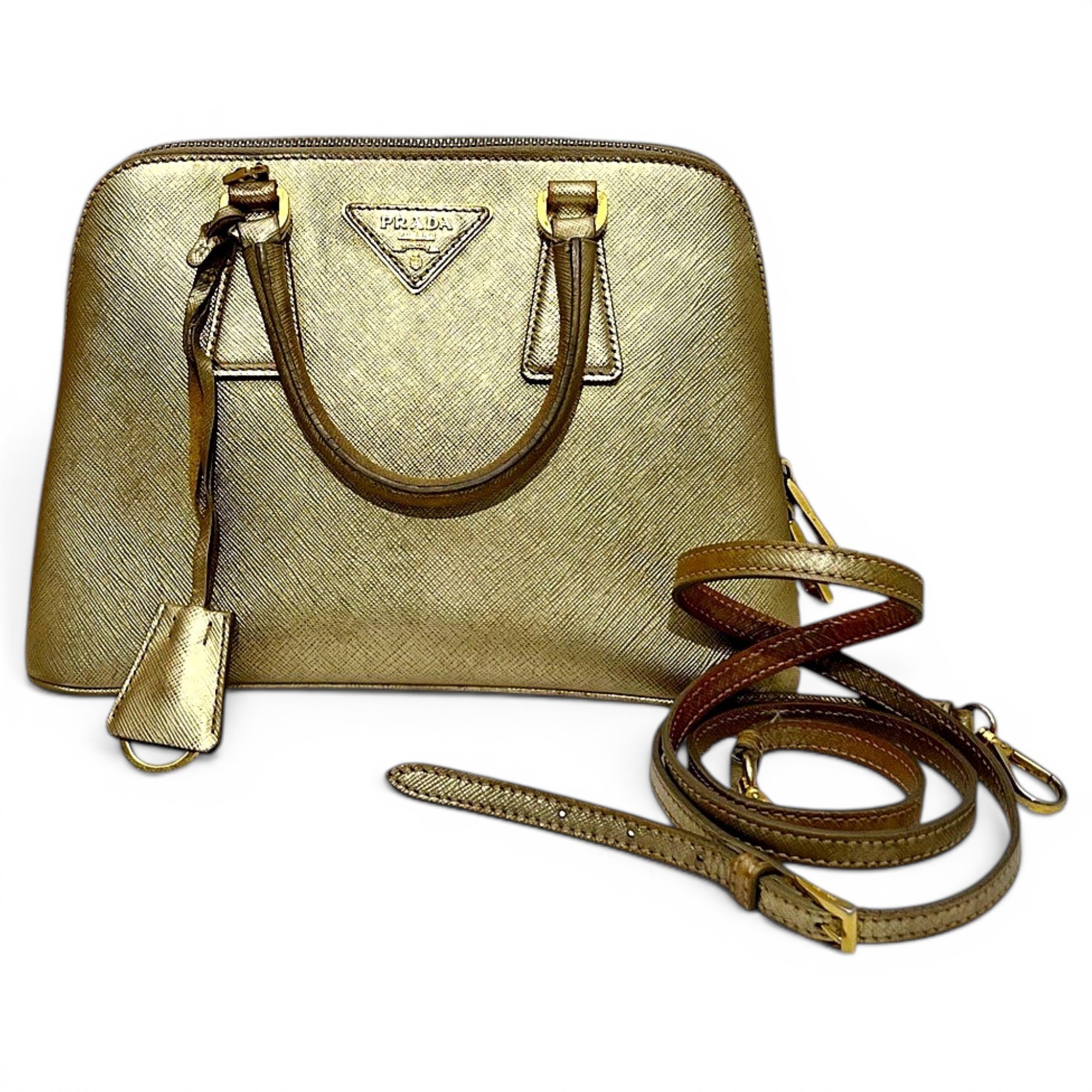 Promenade leather handbag