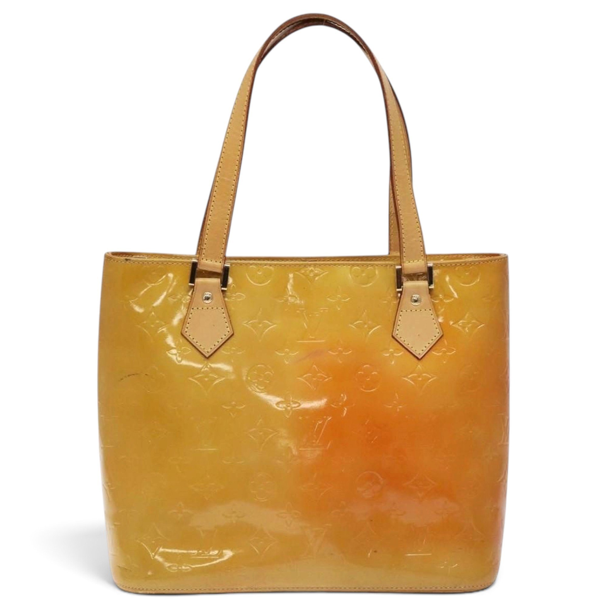 Houston patent leather handbag