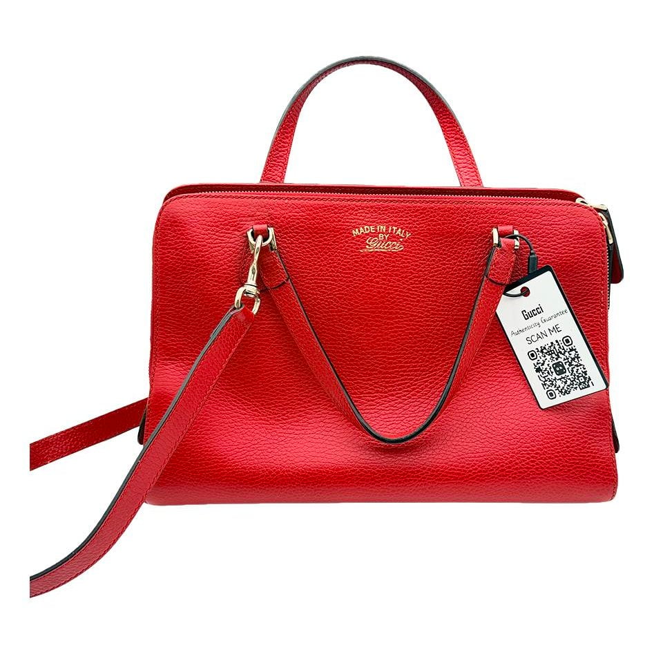 Leather tote