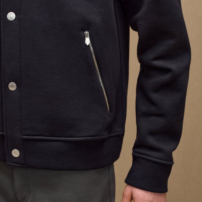 Bleu Nuit C.d.s. Varsity Jacket