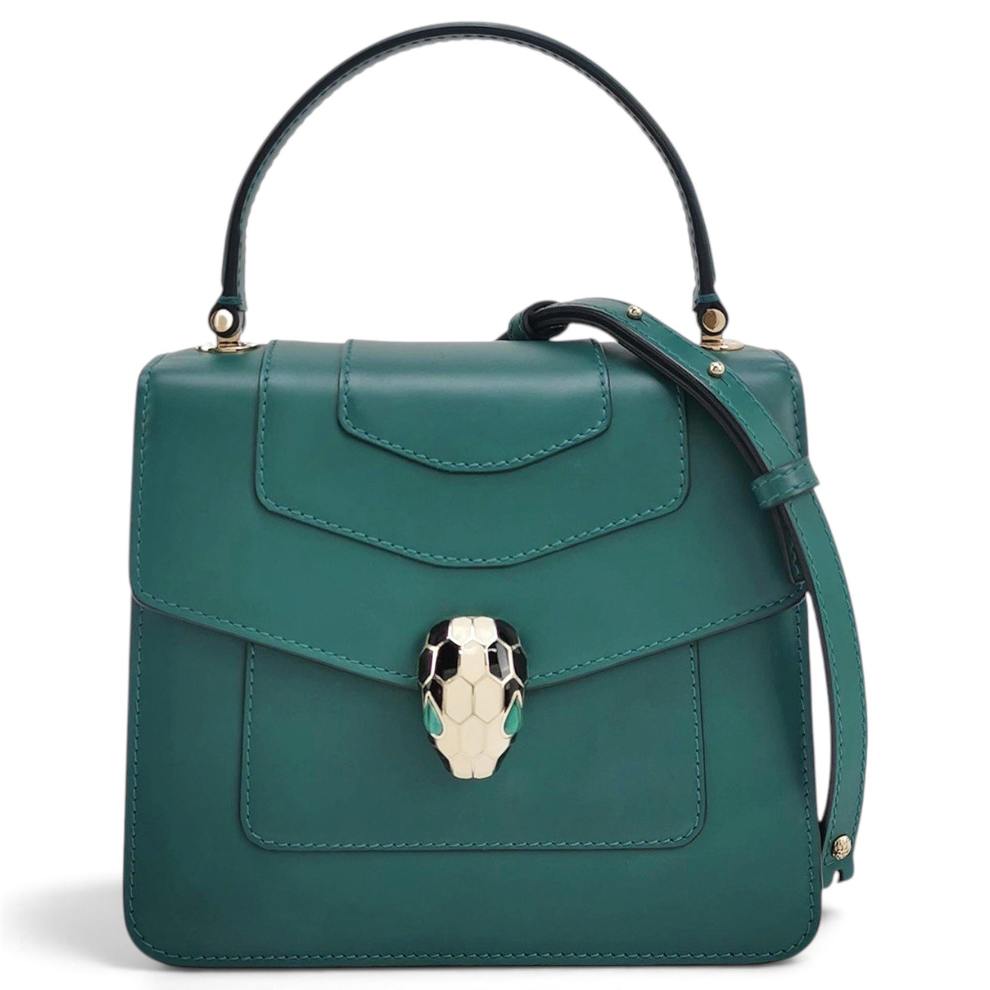 Bvlgari Serpenti leather tote
