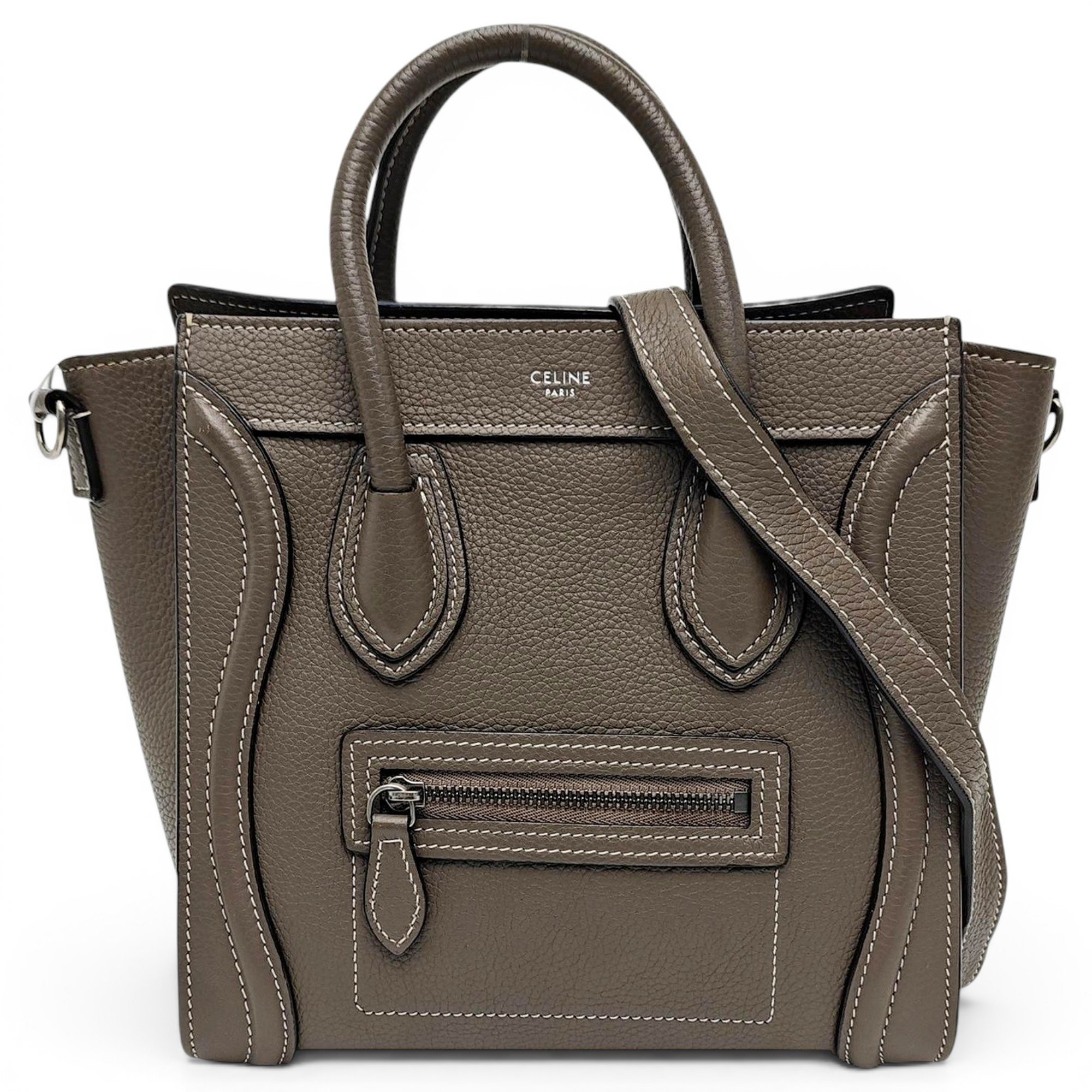 Nano Luggage leather handbag